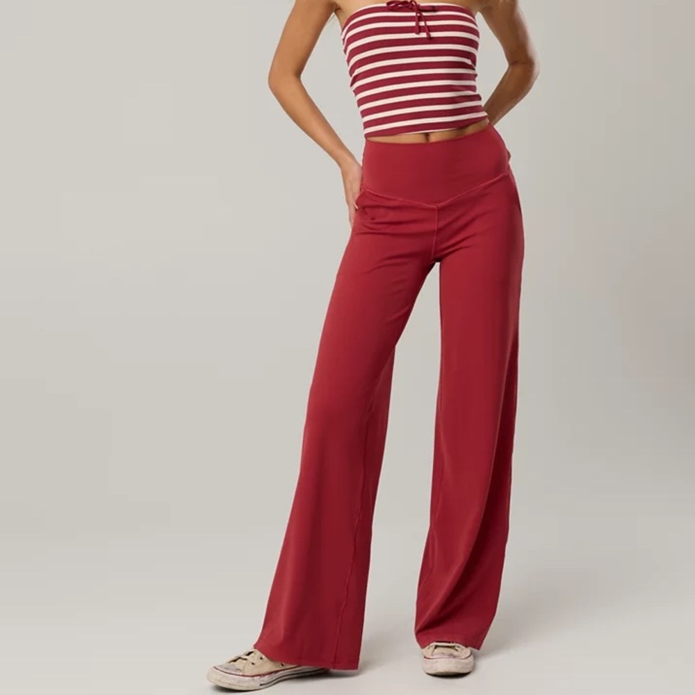 OFFLINE By Aerie Real Me XTRA High Waisted Trouser - Size L